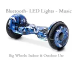 10.5 inch off raod blue military hoverboard