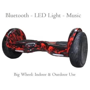 10.5 inch redfire hoverboard with led lights