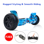 SUV Off Road blue military hoverboard
