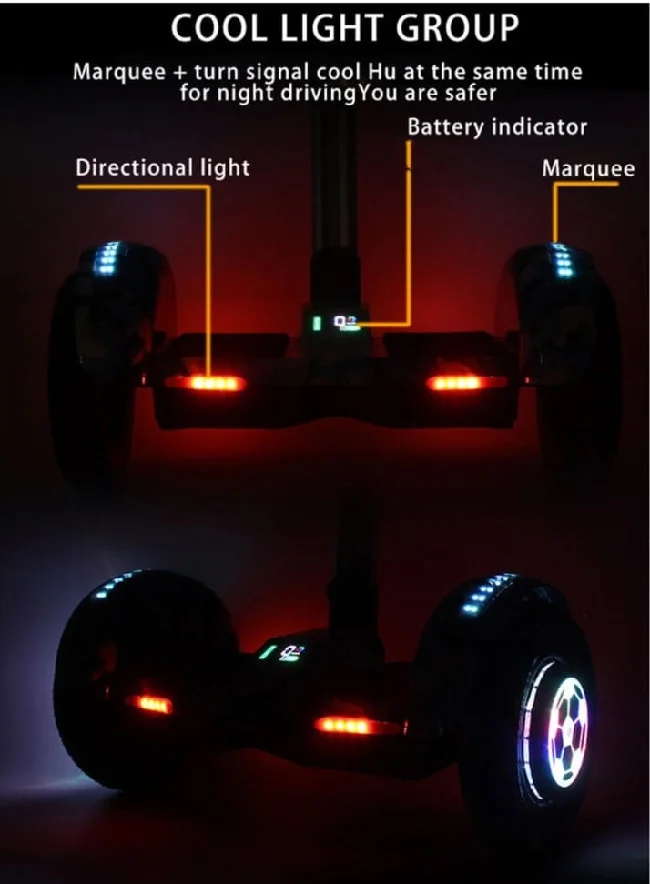 GLDYTIMES Hoverboard Handlebar Suitable for Segway India