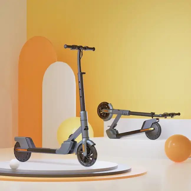 Electric Kick Scooter for Kids – EMotorad (Gray)