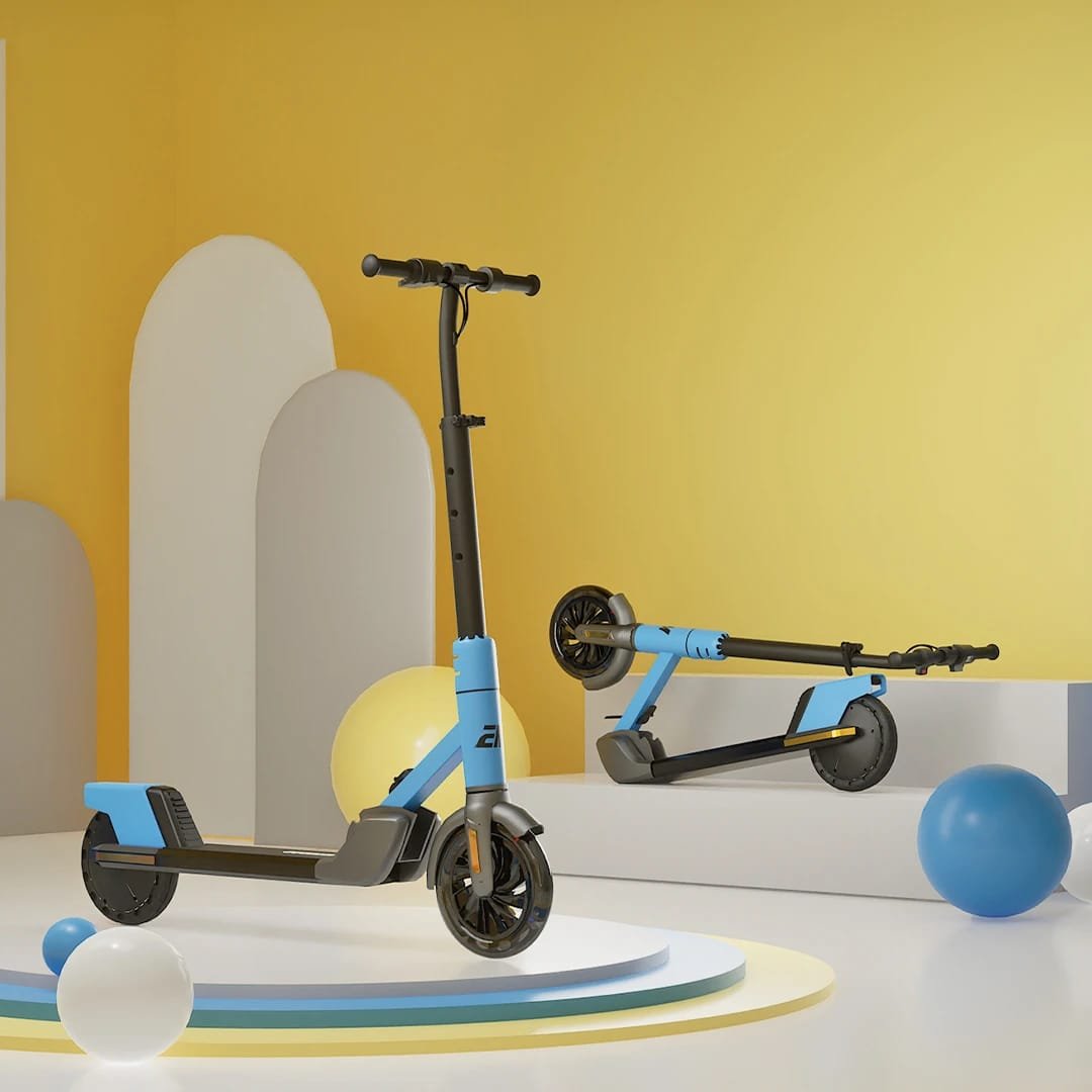 Electric Kick Scooter for Kids – EMotorad (Blue)