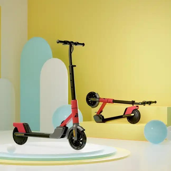 Electric Kick Scooter for Kids – EMotorad (Red)