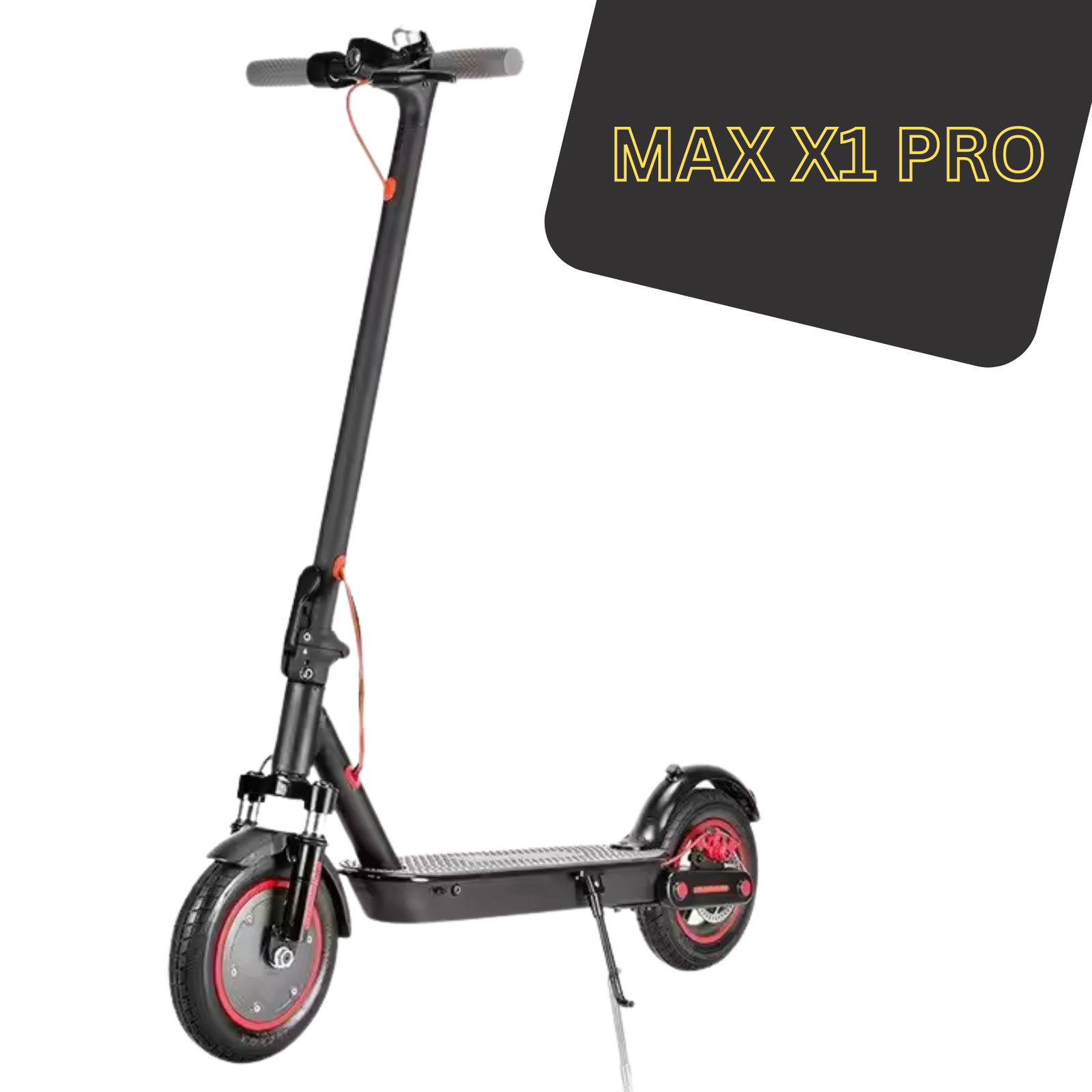 Max X1 Pro- Foldable E Scooter with Shock Absorber – Black