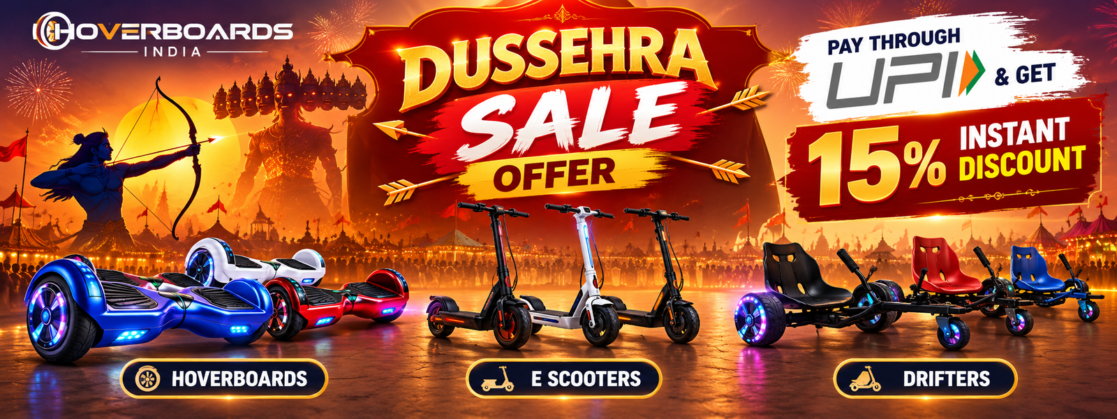 Hoverboards Dussehra offers